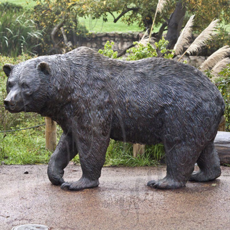 bronze bear lawn statue for sale (2)