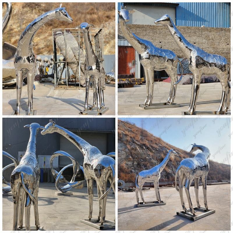 metal giraffe sculptures for sale (4)