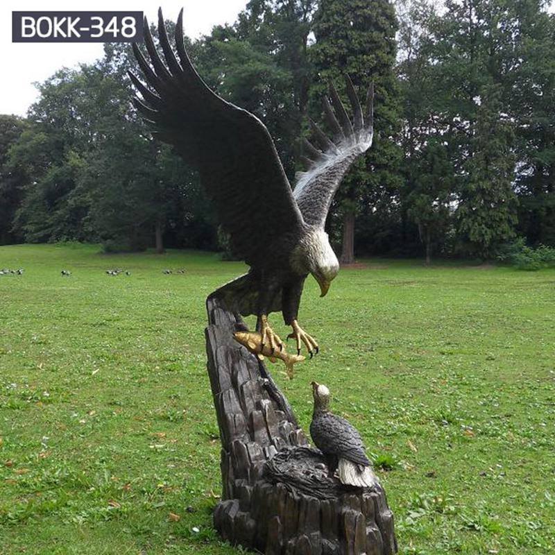 bronze eagle statue for garden (2)