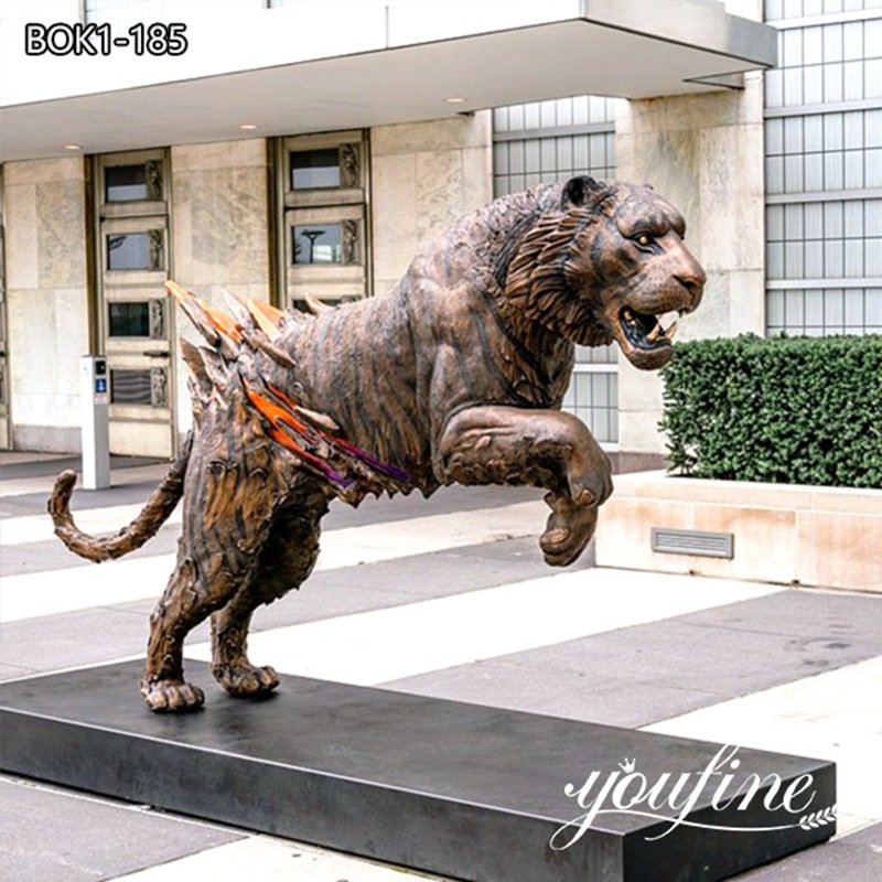 bronze tiger statue for garden (2)