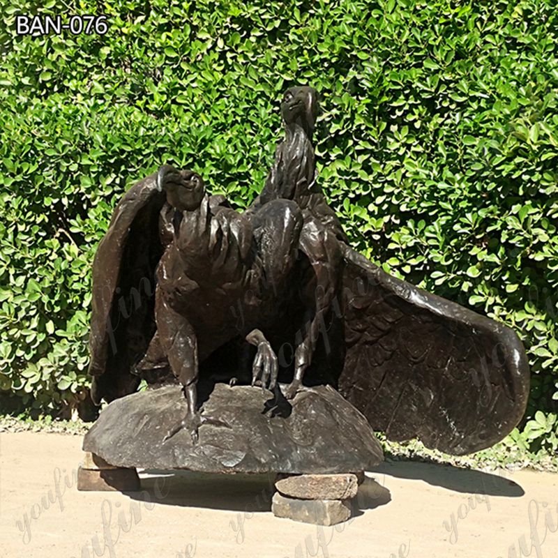 bronze vulture statue for sale (4)