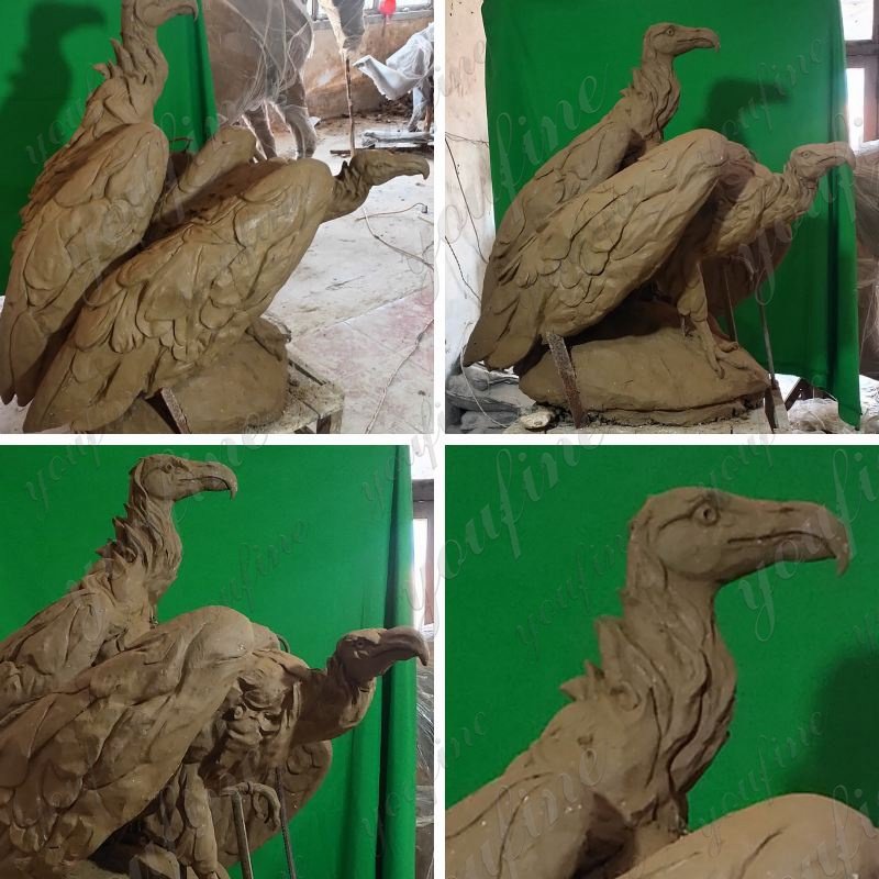 bronze vulture statue for sale (6)