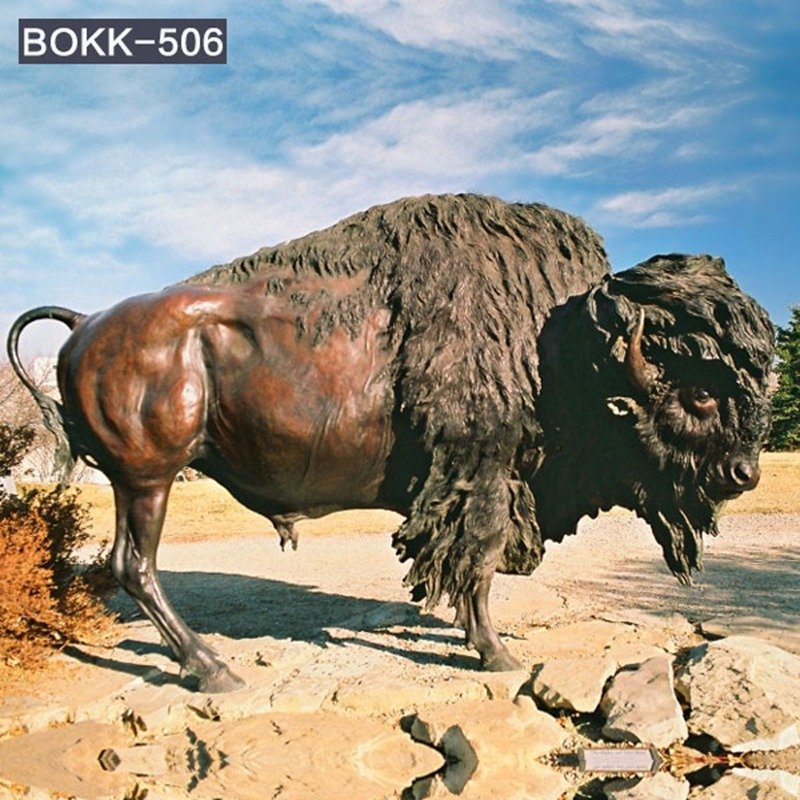 wildlife bronze bull statue for sale (1)