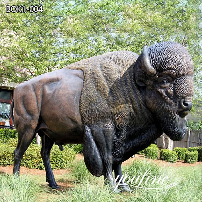 wildlife bronze bull statue for sale (4)